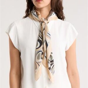 Steve Madden Psycadelic Square Scarf 35” x 35” NWT